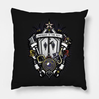 Kingdom Crest Throw Pillow Official Kingdom Hearts Merch