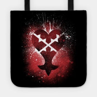 Kingdom Hearts Merch Brushed Heartless Emblem Tote Official Kingdom Hearts Merch
