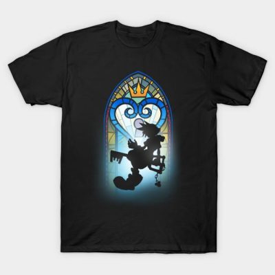 Heart Window Kingdom Hearts Merch Video Game Stained Gla T-Shirt Official Kingdom Hearts Merch