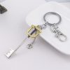 Game Kingdom Hearts Key Keychains Sora Crown Roxas Keyblade Paopu Fruit Weapon Pendants Key Chain For 1 - Kingdom Hearts Merch