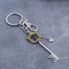Game Kingdom Hearts Key Keychains Sora Crown Roxas Keyblade Paopu Fruit Weapon Pendants Key Chain For 4 - Kingdom Hearts Merch