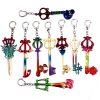 Game Kingdom Hearts Keychain Metal Sora Keyblade Pendant Sword Key Holder Ring For Women Men Key 1 - Kingdom Hearts Merch
