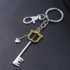 Game Kingdom Hearts Sora Key Keychain Keyblade Weapon Model Removable Metal Keyring Men Car Women Bag - Kingdom Hearts Merch