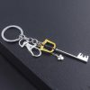 Game Kingdom Hearts Sora Key Keychain Keyblade Weapon Model Removable Metal Keyring Men Car Women Bag 4 - Kingdom Hearts Merch