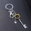 Game Kingdom Hearts Sora Keyblade Keychain Key Shape Weapon Pendant Necklace Keyring For Women Men Jewelry 3 - Kingdom Hearts Merch