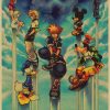 Kingdom Hearts Cartoon Design Posters and Prints Wall art Decorative Painting For Living Room Home Decor 2 - Kingdom Hearts Merch