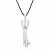 Kingdom Hearts Chain Pendant Necklace Sora Key Keyblade Crown Charm Statement Choker Necklace Women Men Game 1 - Kingdom Hearts Merch