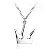 Kingdom Hearts Chain Pendant Necklace Sora Key Keyblade Crown Charm Statement Choker Necklace Women Men Game 3 - Kingdom Hearts Merch