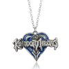 Kingdom Hearts Chain Pendant Necklace Sora Key Keyblade Crown Charm Statement Choker Necklace Women Men Game 5 - Kingdom Hearts Merch