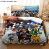 Kingdom Hearts Game 3D Bedding Set Duvet Cover Pillowcases Comforter Linen Quilt Cover Room Decor Gift 10 - Kingdom Hearts Merch