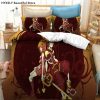 Kingdom Hearts Game 3D Bedding Set Duvet Cover Pillowcases Comforter Linen Quilt Cover Room Decor Gift 9 - Kingdom Hearts Merch