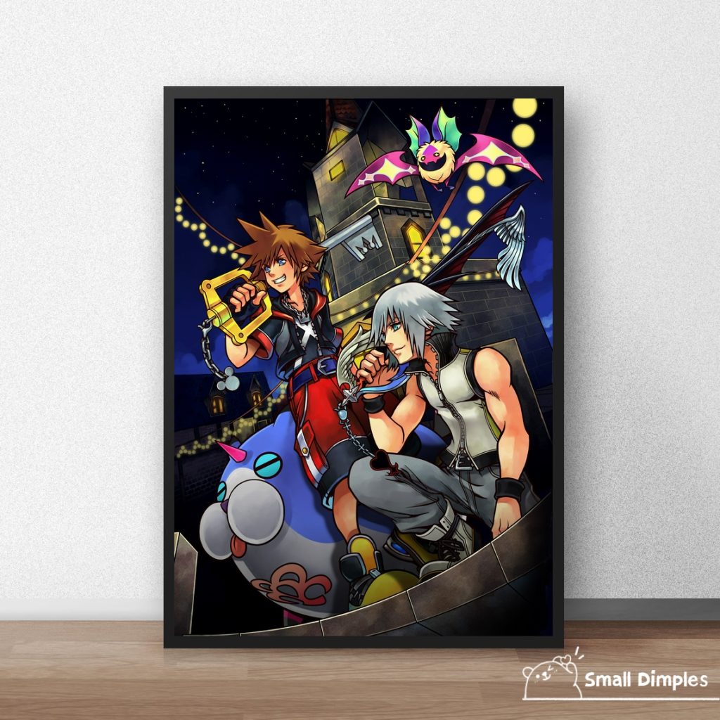 Kingdom Hearts Game Poster Canvas Art Print Home Decoration Wall Painting No Frame 2 - Kingdom Hearts Merch