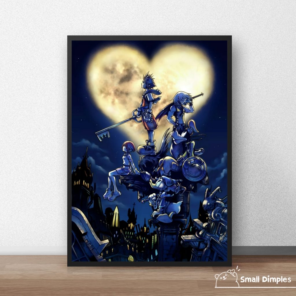 Kingdom Hearts Game Poster Canvas Art Print Home Decoration Wall Painting No Frame 3 - Kingdom Hearts Merch