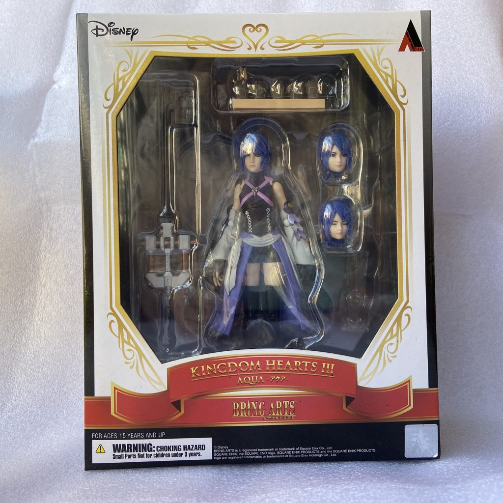 Original Bring Arts Kingdom Hearts III Aqua PVC Action Figure Toy Movie Model 16cm 5 - Kingdom Hearts Merch