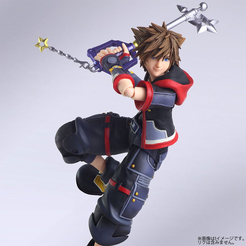 Original Bring Arts Kingdom Hearts III Bring Sora PVC Action Figure Toy Model 14cm 1 - Kingdom Hearts Merch