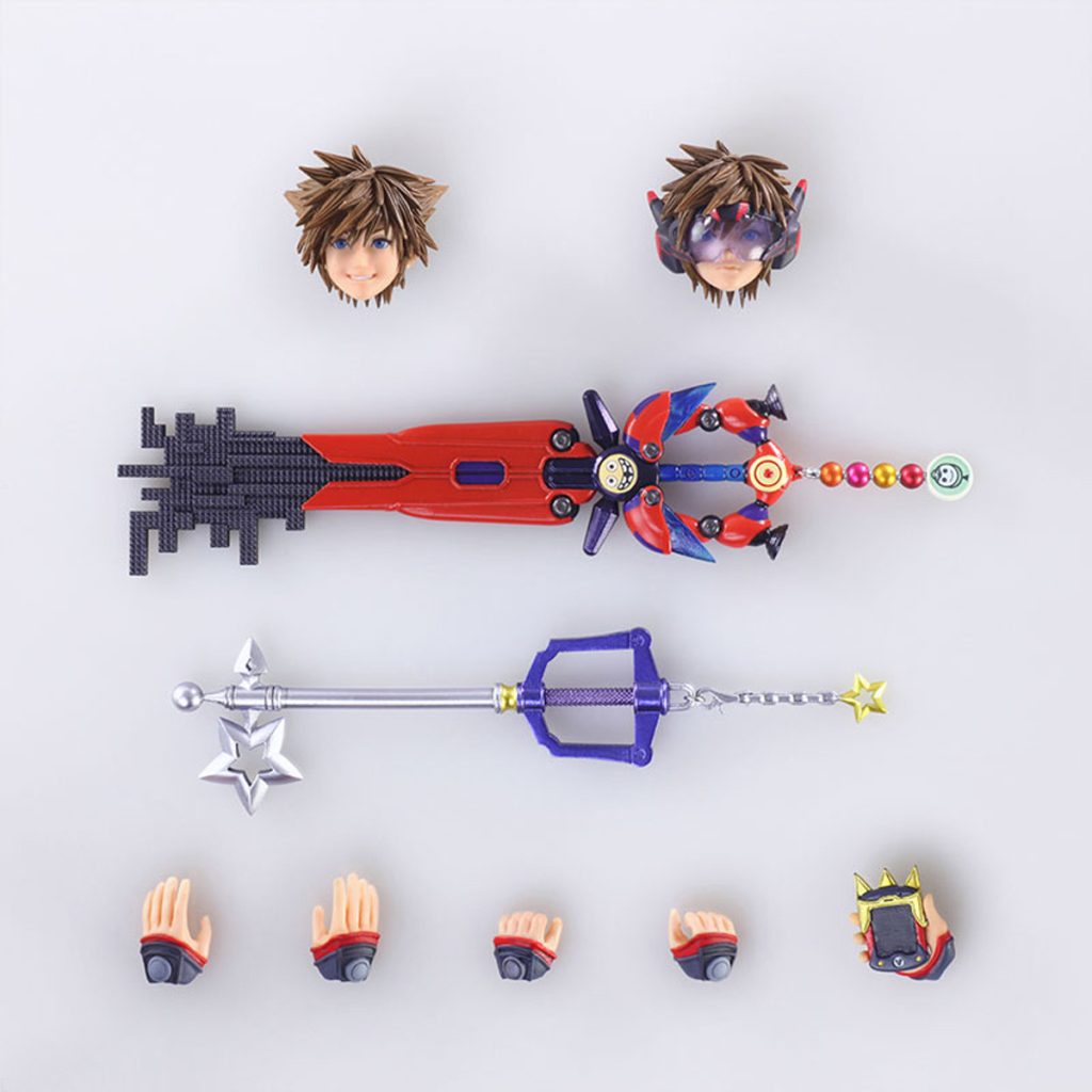 Original Bring Arts Kingdom Hearts III Bring Sora PVC Action Figure Toy Model 14cm 3 - Kingdom Hearts Merch