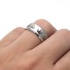 SP170 Quality Stainless Steel The Kingdom Hearts Charm Jewelry ring men stainless steel Black Rings for 3 - Kingdom Hearts Merch
