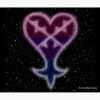 Kingdom Hearts Merch - Cosmic Bisexual Pride Heartless Symbol Tapestry Official Kingdom Hearts Merch