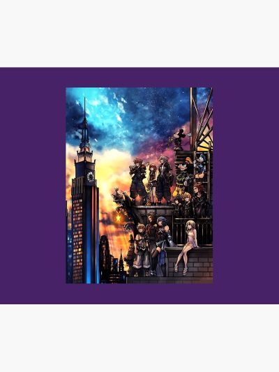 Kingdom Hearts Merch 3 Cover Graphic Tapestry Official Kingdom Hearts Merch