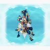 Heart (ハ一ト, Haato) Kingdom Hearts Merch Ii - Sora And Kari Tapestry Official Kingdom Hearts Merch
