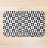 Kingdom Hearts Merch Chess Pattern Black And White Bath Mat Official Kingdom Hearts Merch