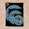 Kingdom Hearts Merch® - Sora'S Dive To The Heart Stained Glass Throw Blanket Official Kingdom Hearts Merch