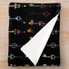 Kingdom Hearts Merch - Keyblades Throw Blanket Official Kingdom Hearts Merch