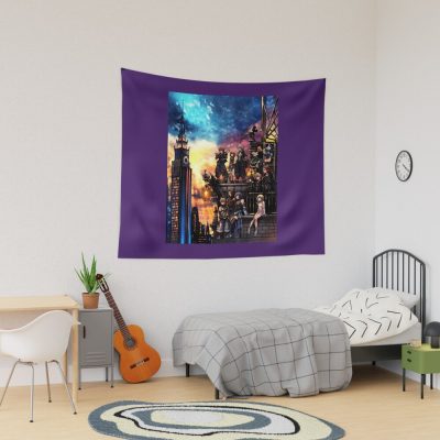 Kingdom Hearts Merch 3 Cover Graphic Tapestry Official Kingdom Hearts Merch