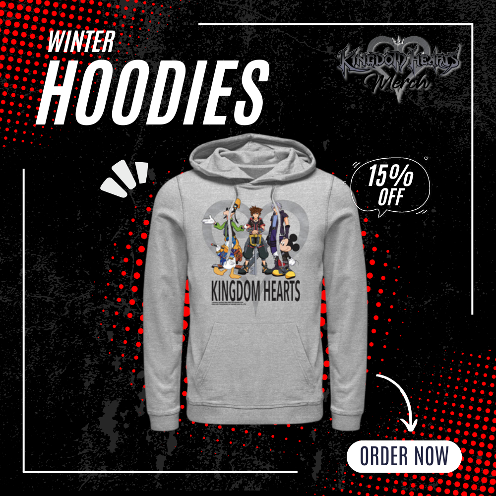 Kingdom Hearts Merch Hoodie Collection - Kingdom Hearts Merch